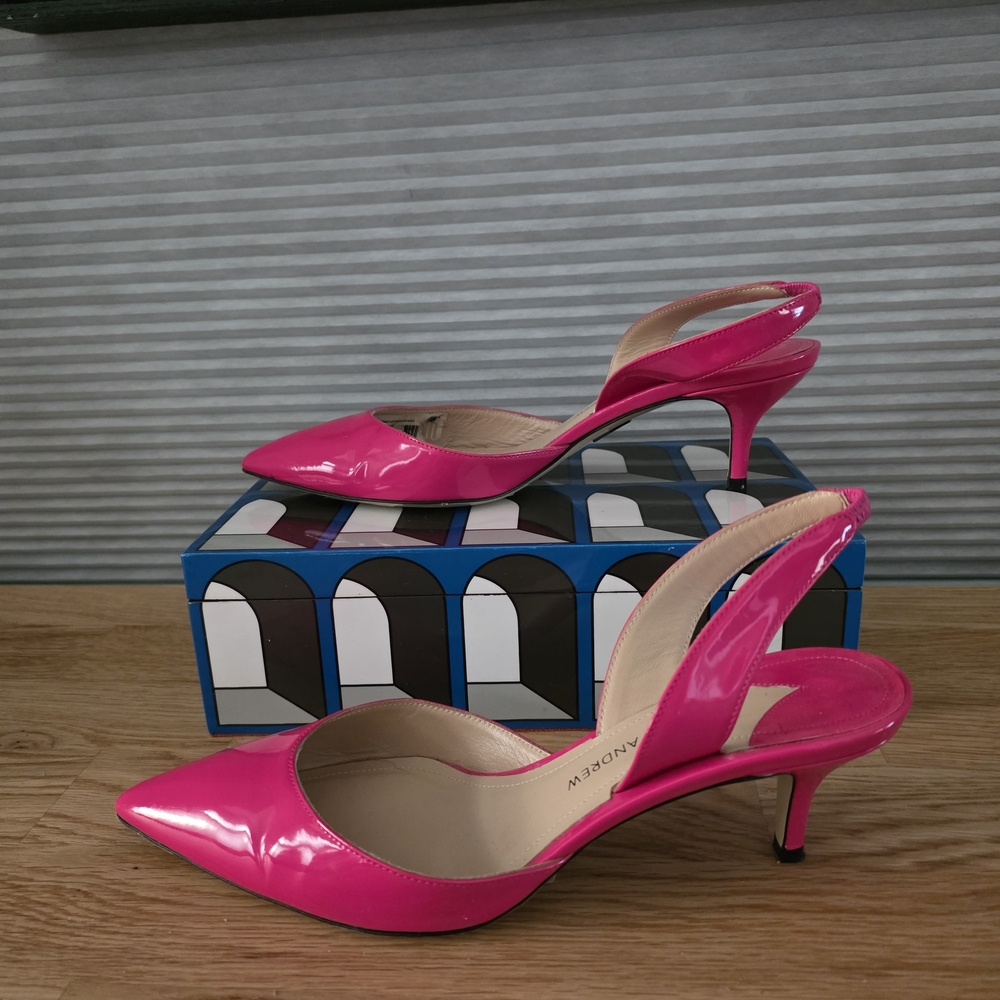 PAUL ANDREW hot Pink Shoes 37 - Picture 2 of 9